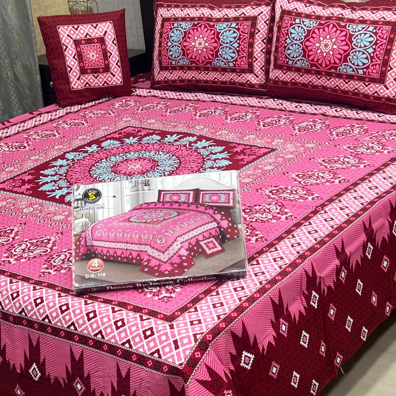 4 Piece Bedsheet Set