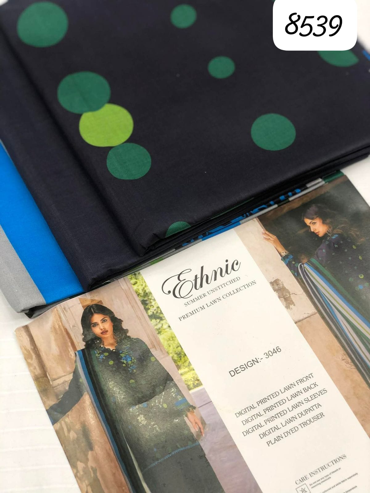 Summer Unstitched Premium Lawn Collection 3-PC (ETHINIC) - Image 3
