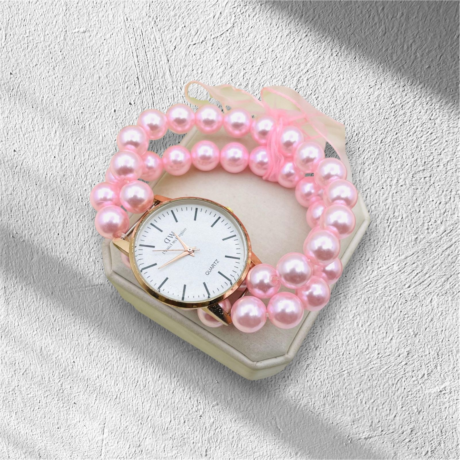 ⌚️Double Layer Pearls watch (For Her) - Image 3