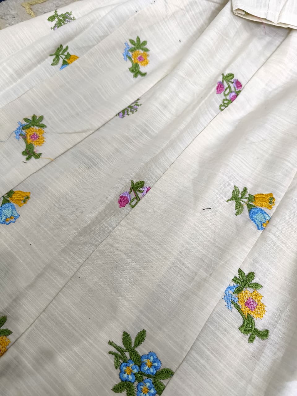 Khaadi Digital Printed Fully Embroidered Stitched Frock - Image 3
