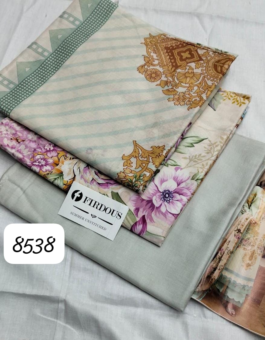 Digital printed 3 piece lawn - Image 3