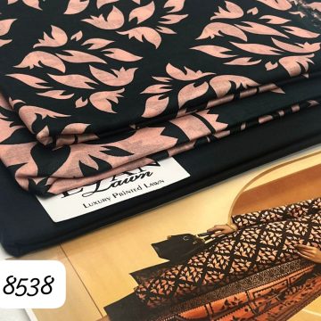 Digital printed 3 piece lawn