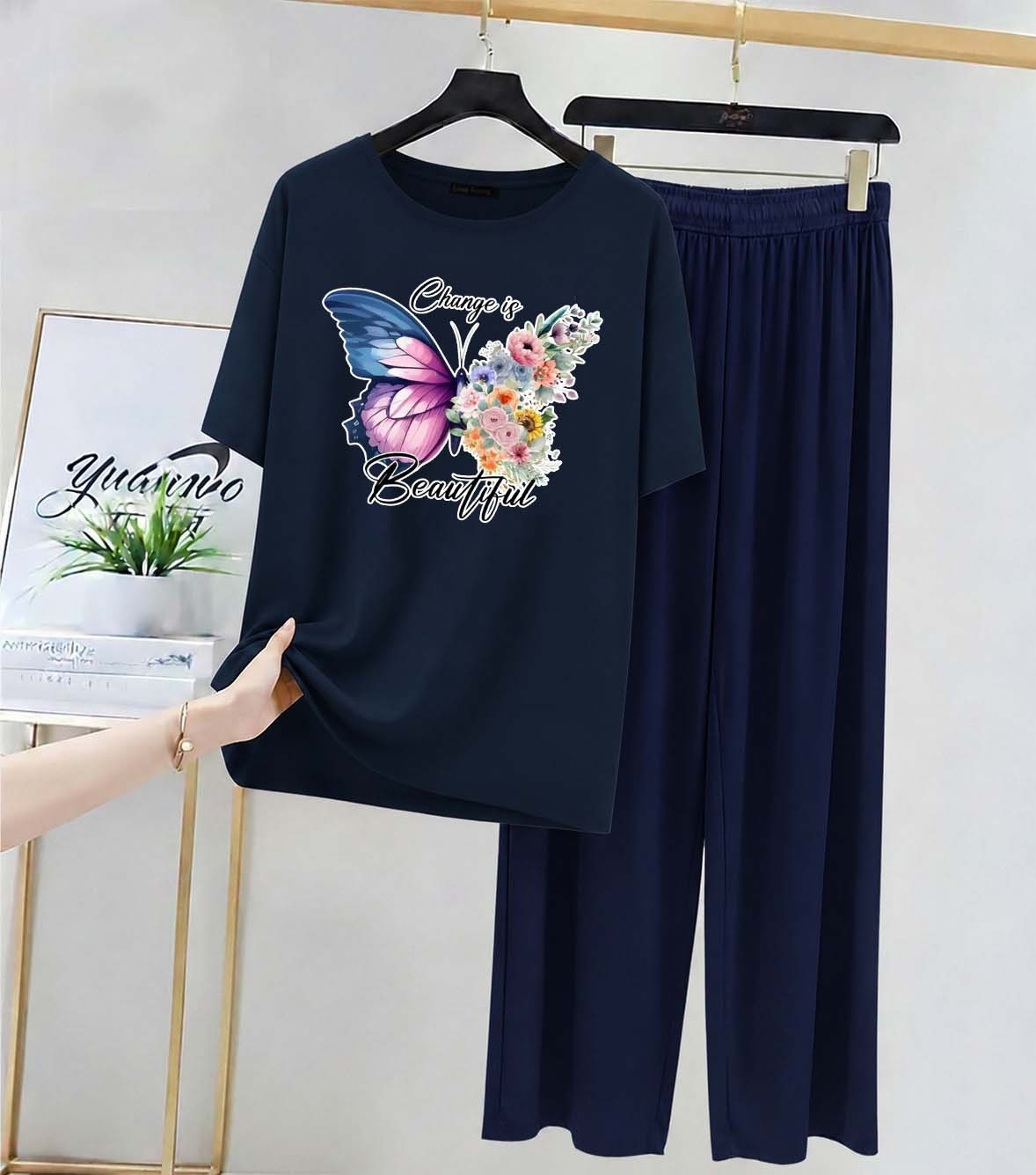 Women’s Clothing, Nightwear & Loungewear, Printed Night Suits - Image 9