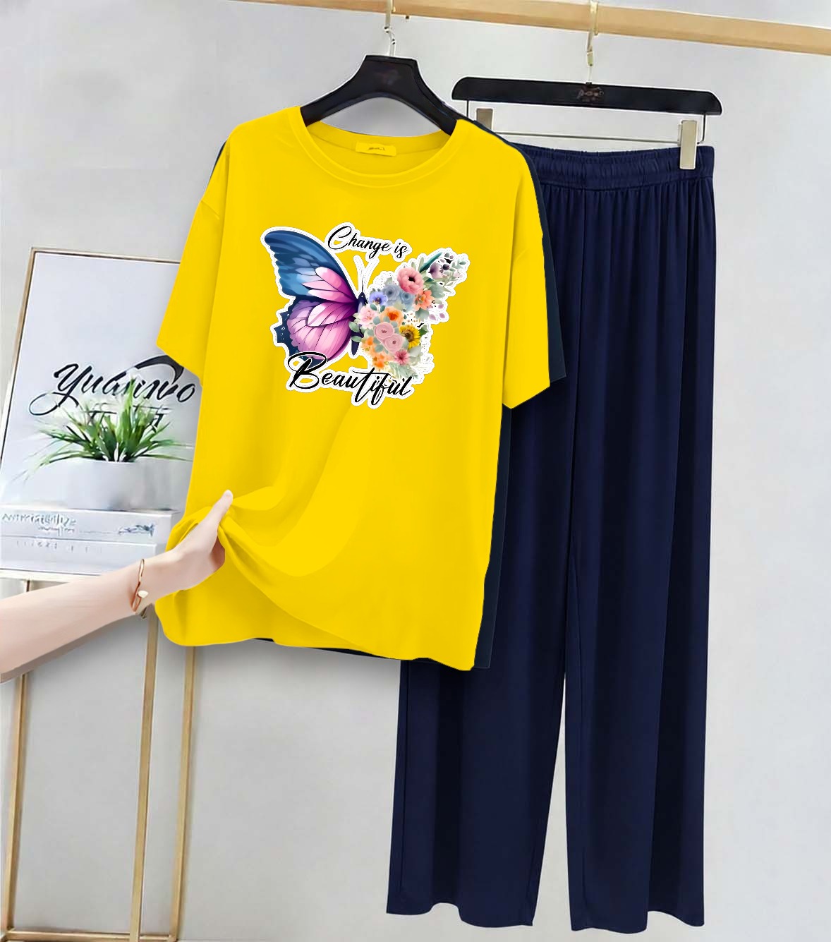 Women’s Clothing, Nightwear & Loungewear, Printed Night Suits - Image 8