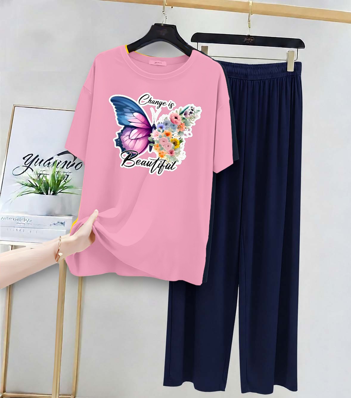 Women’s Clothing, Nightwear & Loungewear, Printed Night Suits - Image 6