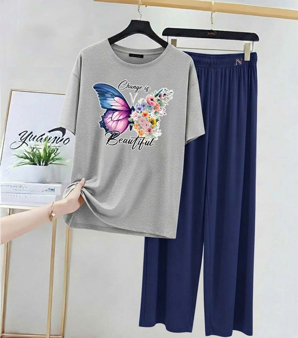 Women’s Clothing, Nightwear & Loungewear, Printed Night Suits - Image 5