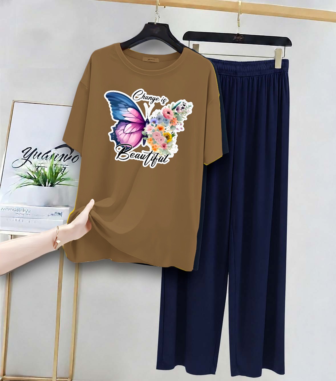 Women’s Clothing, Nightwear & Loungewear, Printed Night Suits - Image 7
