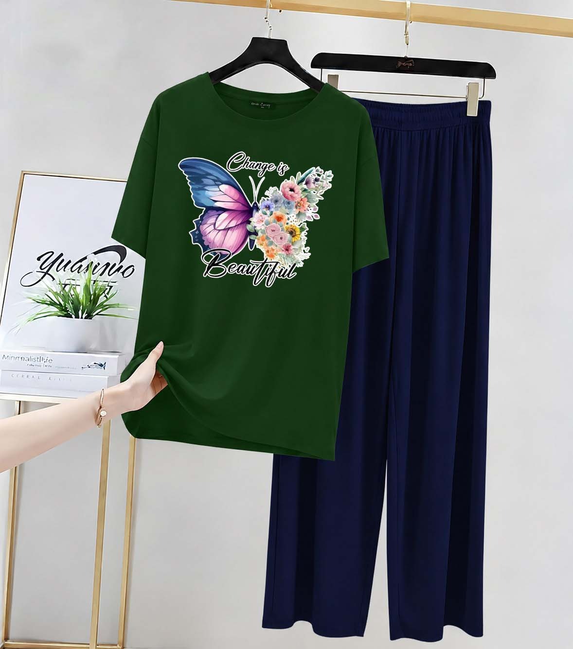 Women’s Clothing, Nightwear & Loungewear, Printed Night Suits - Image 4