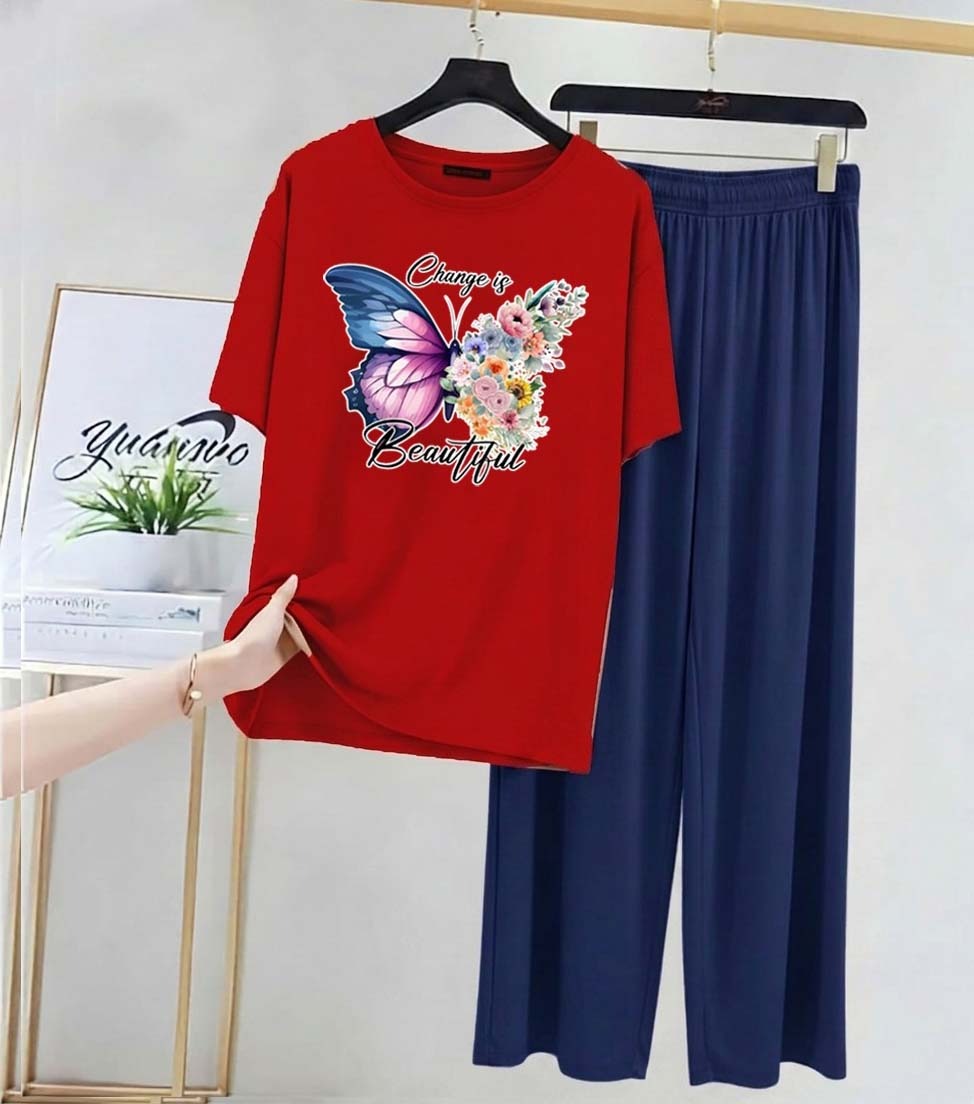 Women’s Clothing, Nightwear & Loungewear, Printed Night Suits - Image 2