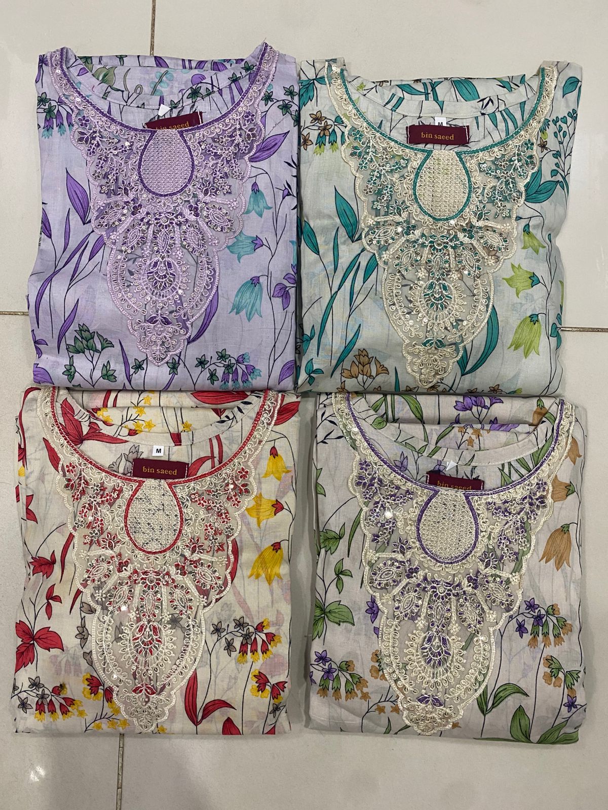 NEW ARRIVAL LAWN 3PC STITITCHED WITH EMBROIDERY PATCHED WORK - Image 2