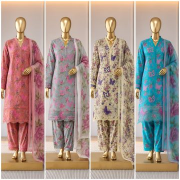 3 Piece Suits, Embroidered Lawn Collection