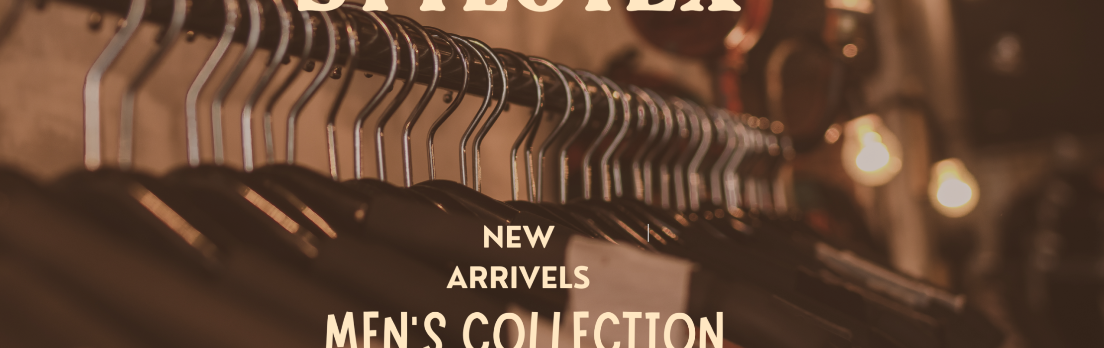 Clothing Rack Boutique Fashion Banner Landscape